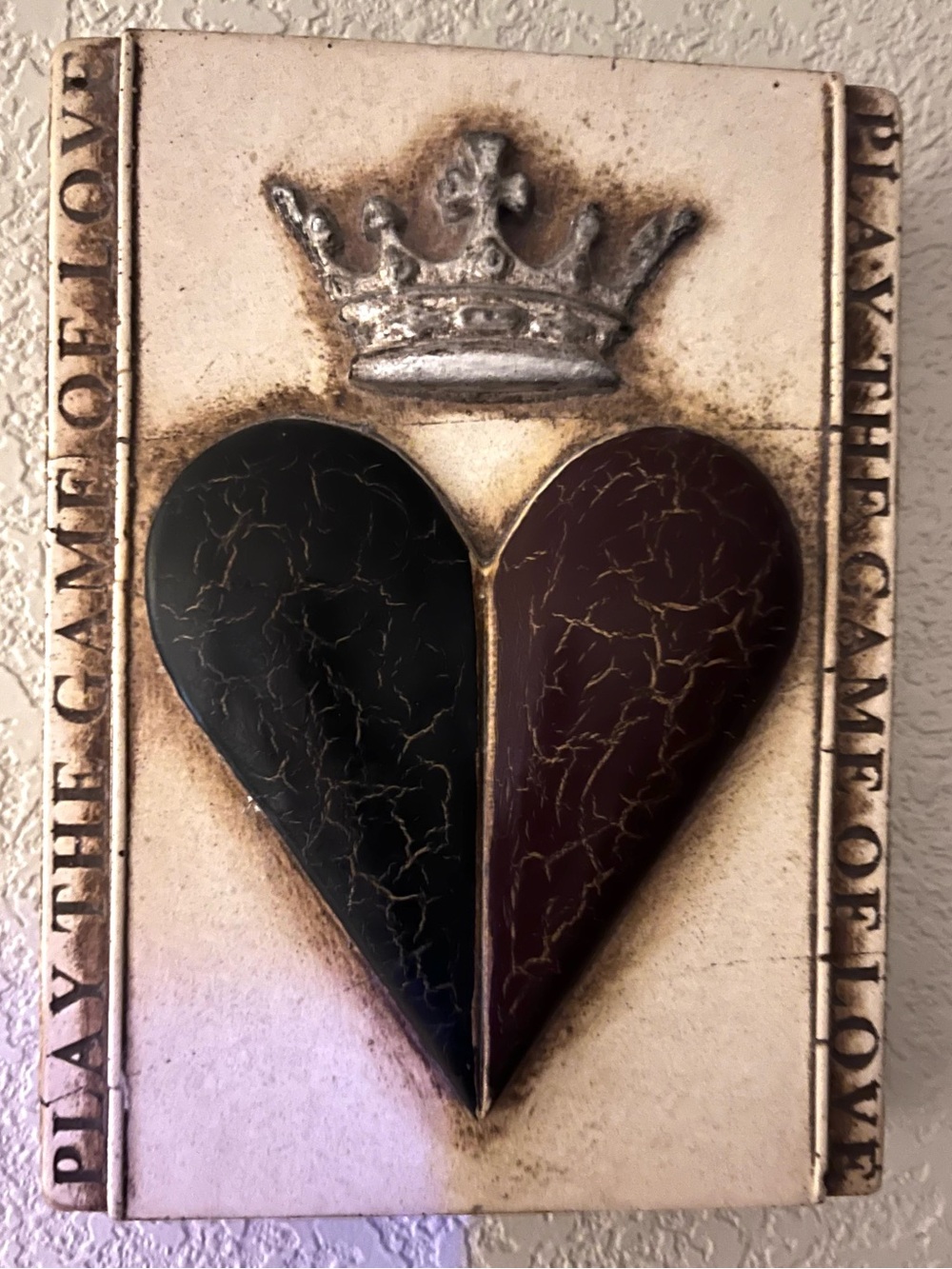 Retired Sid Dickens Memorial Tile “Heart and Crown” - T66